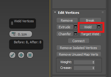 맥스 버텍스 합치기
