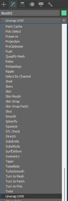 Unwrap UVW list