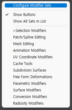 Configure Modifier Sets