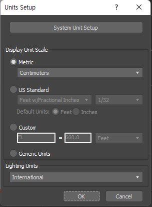 Display Unit Scale