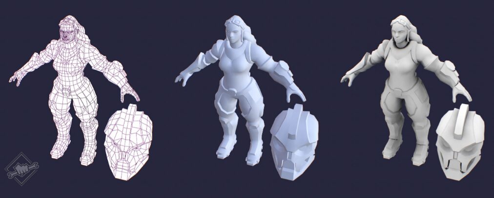 롤 모델링 텍스처링