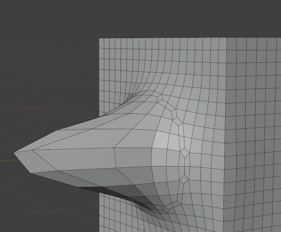 블렌더 면 깨짐